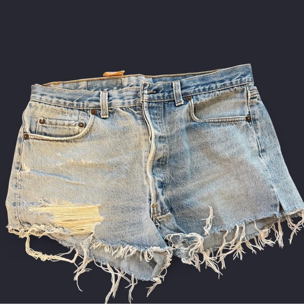 Levi’s cutoff denim shorts